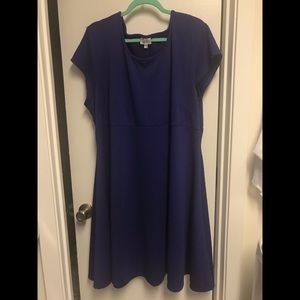 Royal Blue Avenue Skater Dress